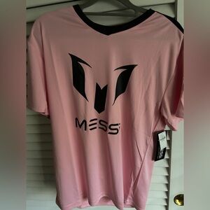 Messi Kids' Pink Short-Sleeve Jersey